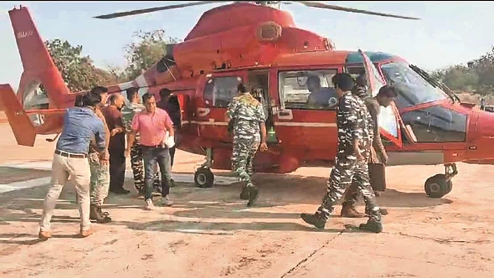 Board exam question papers reach remote village in Chhattisgarh's Naxal-hit Sukma in helicopter