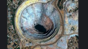 Diamond Mine (Russia) Picture taken by Drone