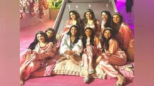 Janhvi Kapoor drops pics from Radhika Merchant's bridal shower, shows off pink party vibe