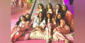 Janhvi Kapoor drops pics from Radhika Merchant's bridal shower, shows off pink party vibe