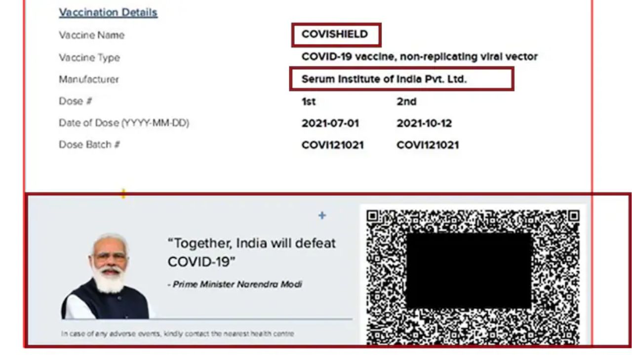 PM Modi Photo Missing from Covid Vaccine Certificates