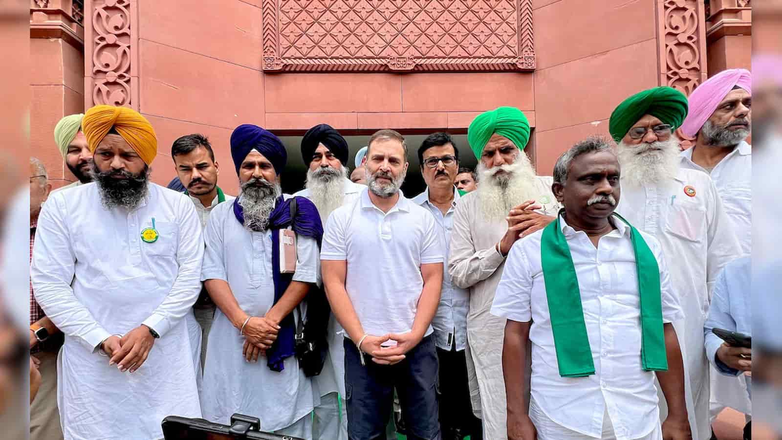 Rahul Gandhi Advocates Legal MSP during Meeting with Farmers