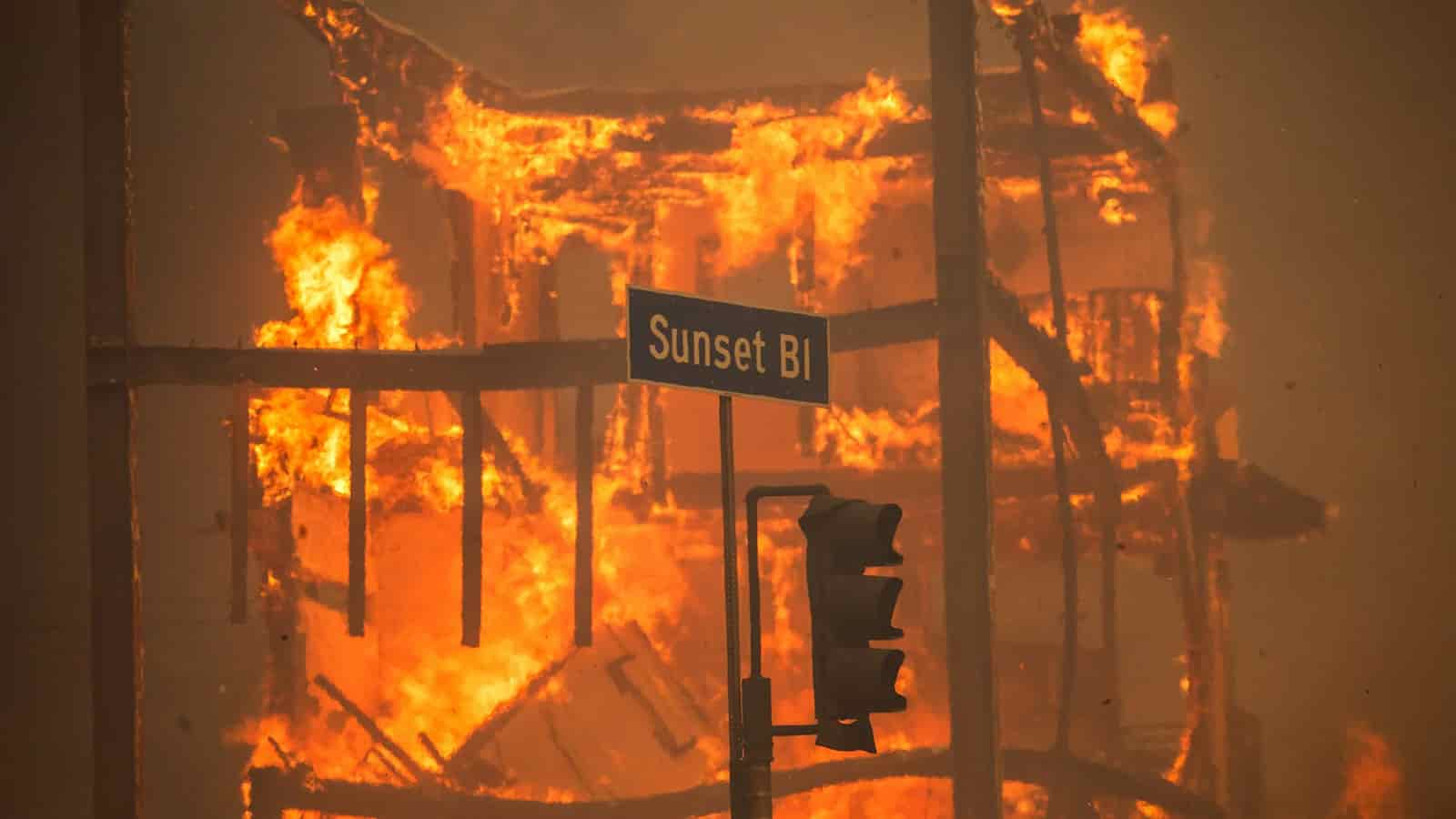 Hollywood In Flames: Wildfires Ravage Homes of Celebrities