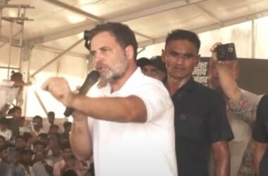 Bihar: Congress protests against Bihar govt; claims admin tried to stop Rahul Gandhi's programme in Darbhanga