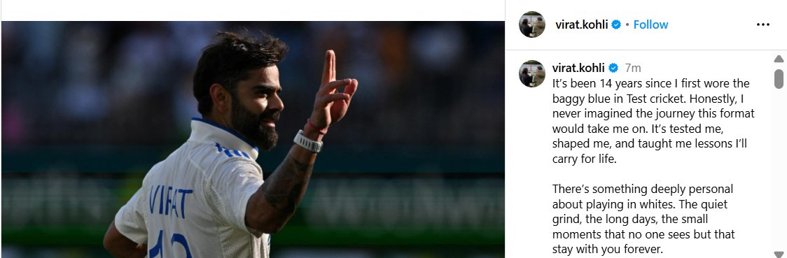 Virat Kohli has represented India in 123 Test matches and has scored 9,230 runs at an average of 46.85.