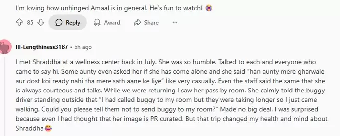 Amaal Malik on Shraddha Kapoor