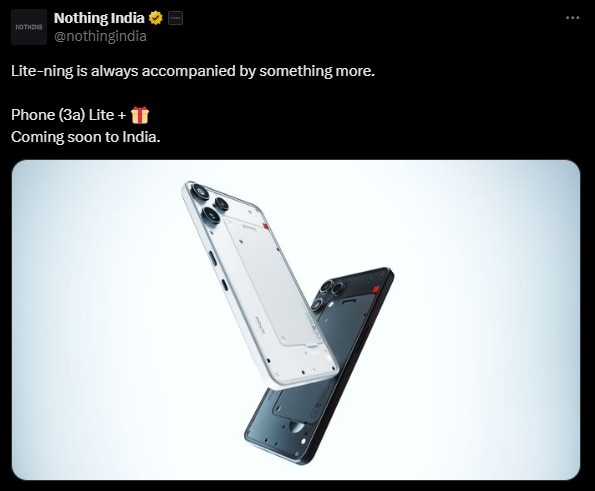 Nothing Phone 3a Lite India Launch