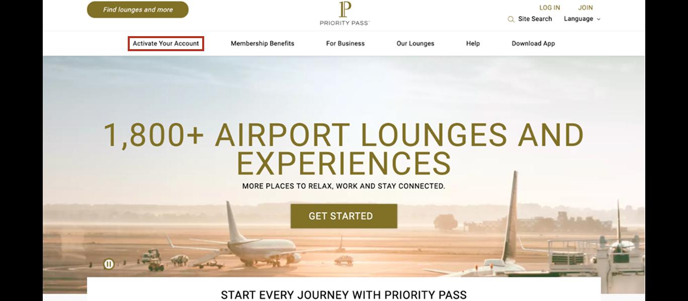 How to Activate Your Priority Pass
