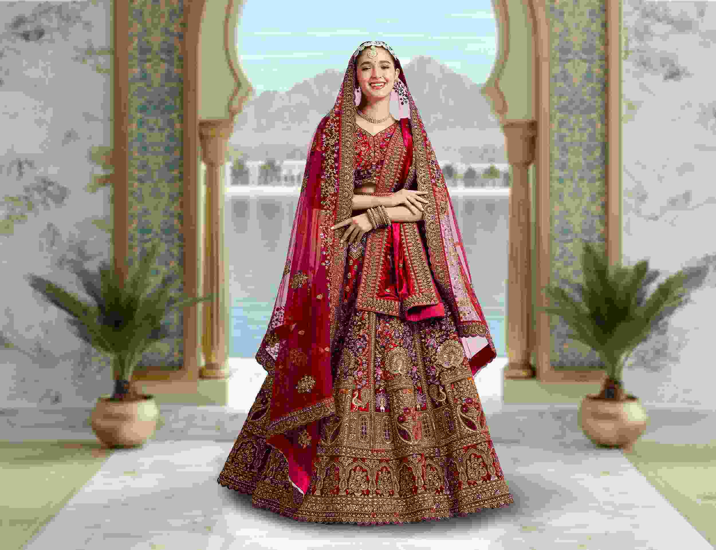 Red Bridal Lehenga Trend 2026