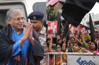 CEC Gyanesh Kumar faces 'go back' slogans, shown black flags outside Kalighat temple in Kolkata