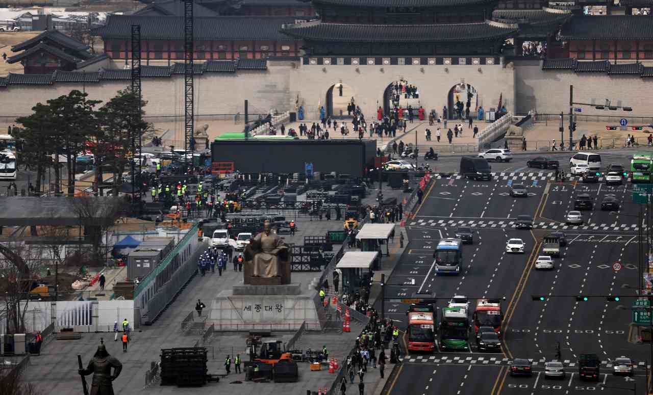 Seoul on High Alert Before BTS Comeback Concert