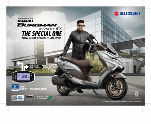 New Suzuki Burgman Street 125 EX Colour