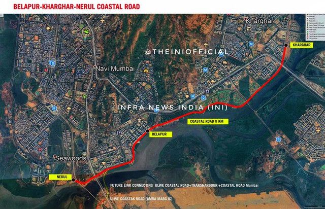 Navi Mumbai’s Kharghar Coastal Road Project