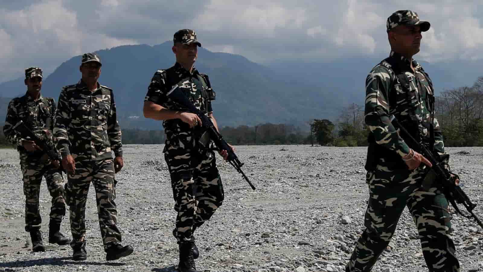 India-Nepal border in Bahraich
