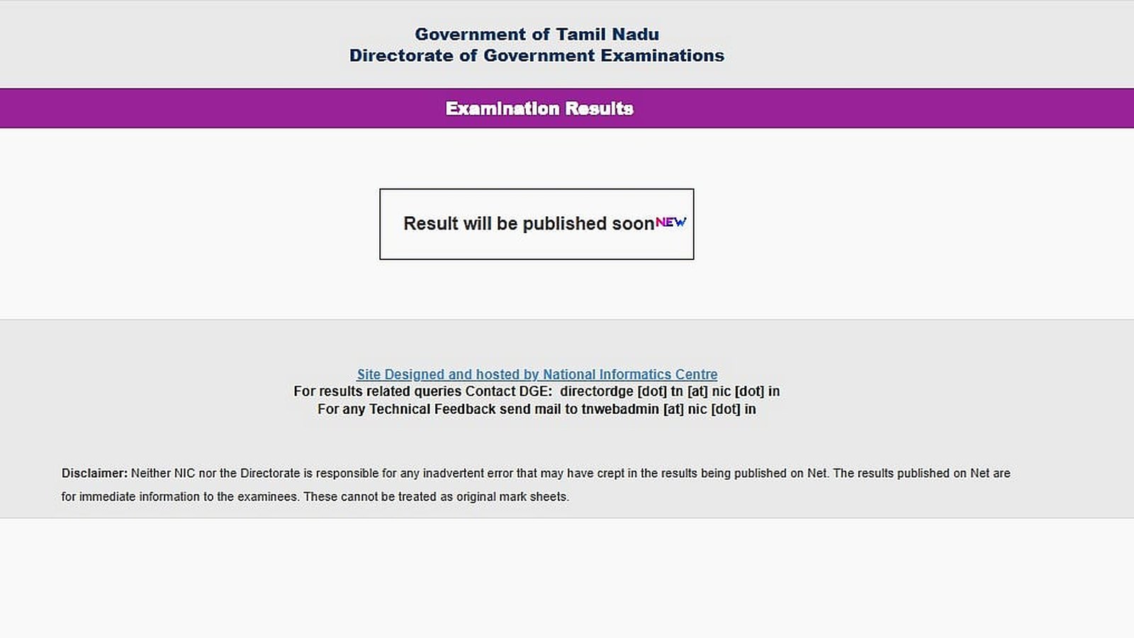 Tamil Nadu SSLC, HSE Result 2026: Date, Time, Direct Link, Latest Updates
