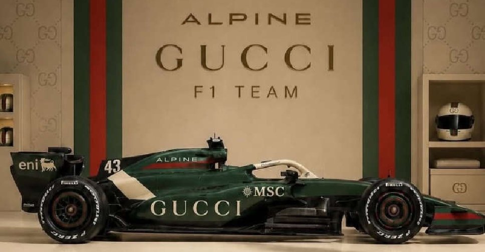 Gucci x Alpine F1 Deal