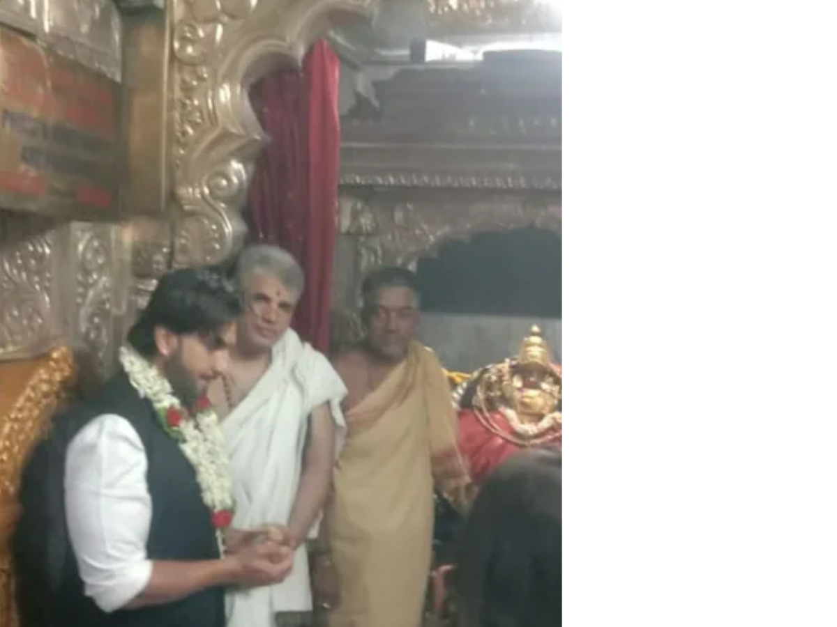 Ranveer Singh Visits Mysuru Temple