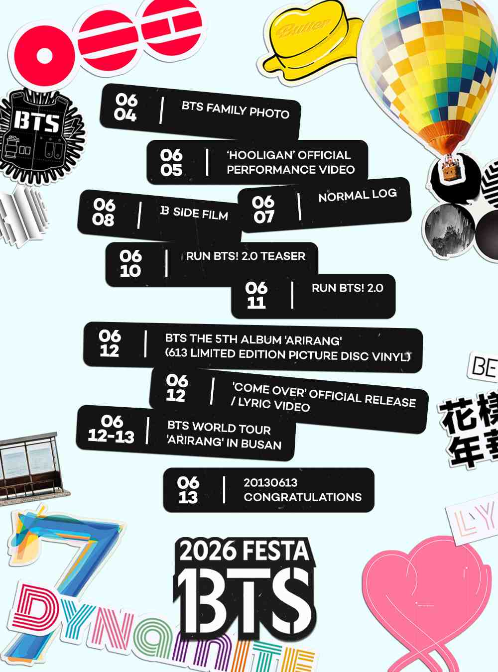 BTS Announces 2026 FESTA Timeline