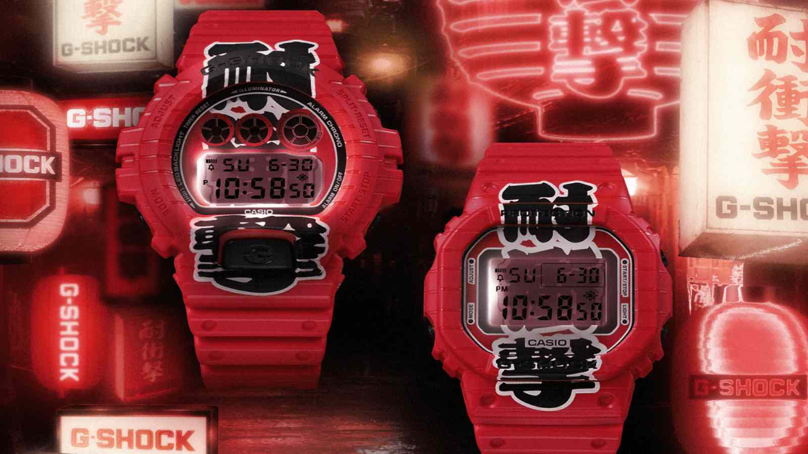 Casio's New Japanese Red Lantern G-Shock Watches Arrive in the US: Price, Features and Availability