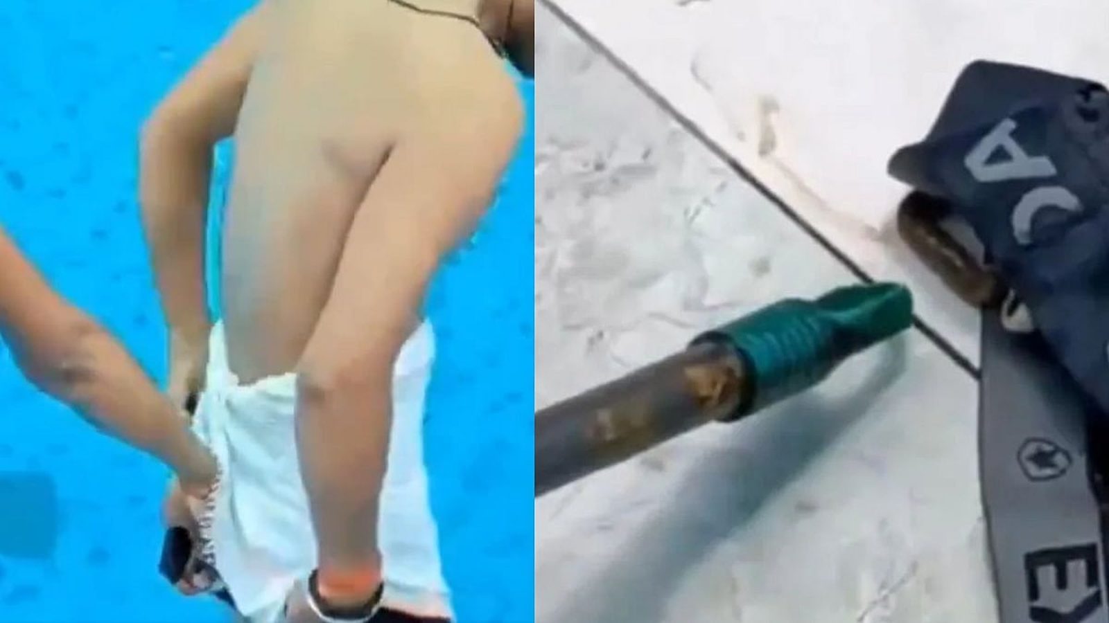 Watch: Snake Found Inside Man's Underwear While Swimming in UP Pool, Friends Save Him