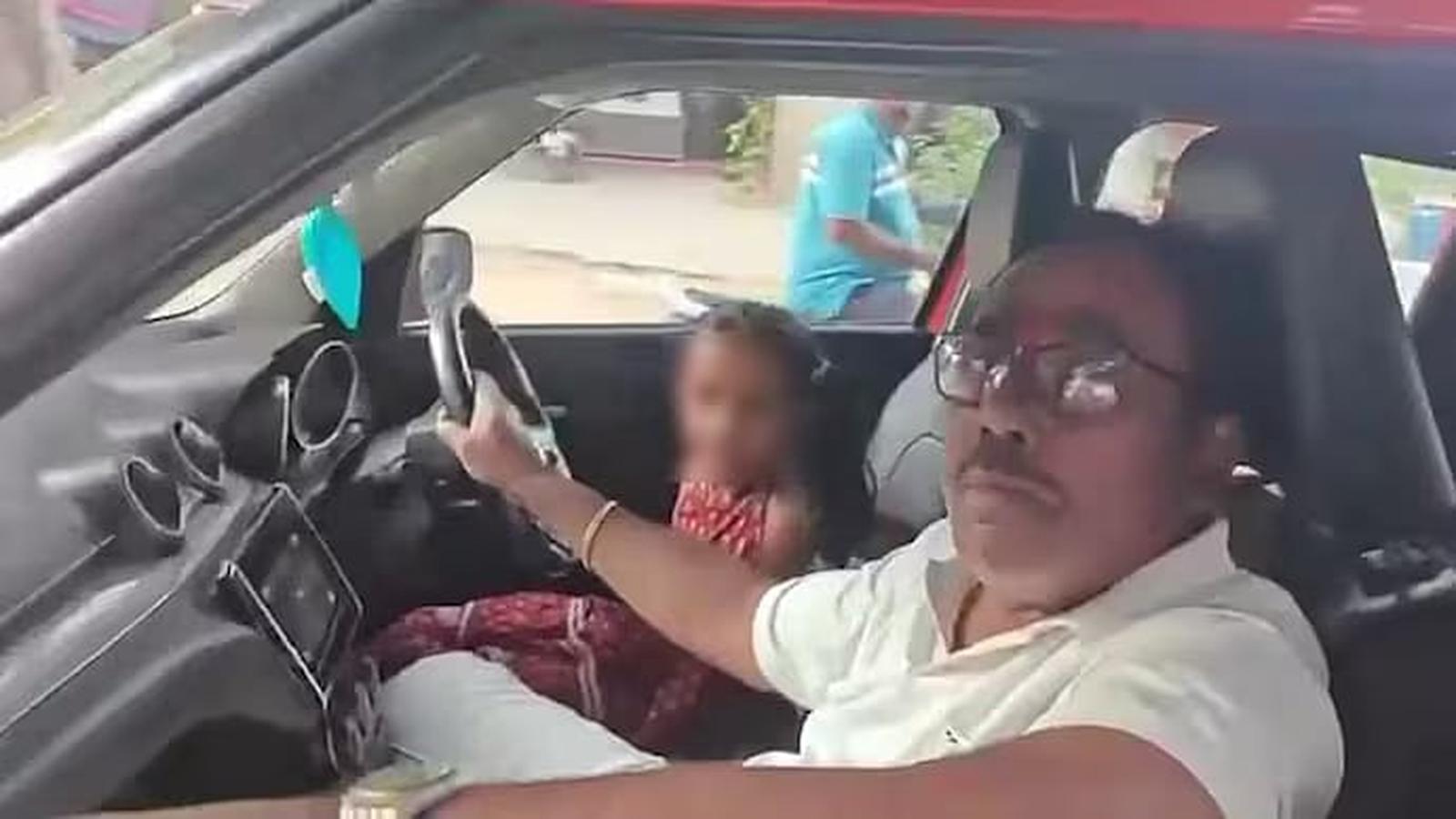 Hyderabad SI Under Fire After Video Shows Minor Granddaughter Driving on Public Road