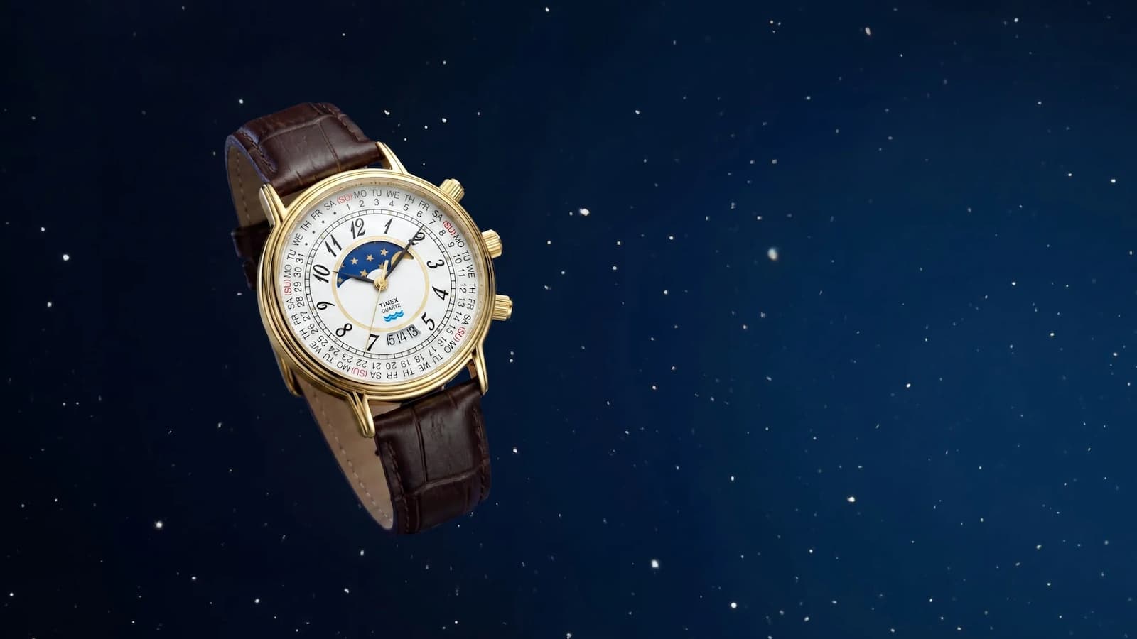 Timex 1990 Moon Phase Watch