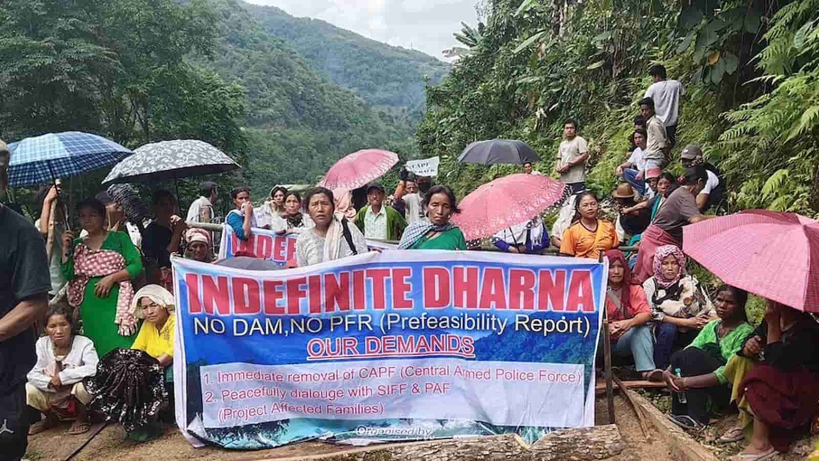 Siang Dam Protest
