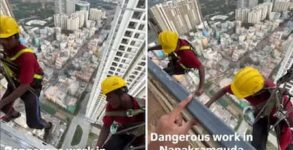 ₹25,000 Salary for Cleaning 44th-Floor Balconies