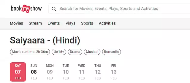 Saiyaara Re-Release in 2026